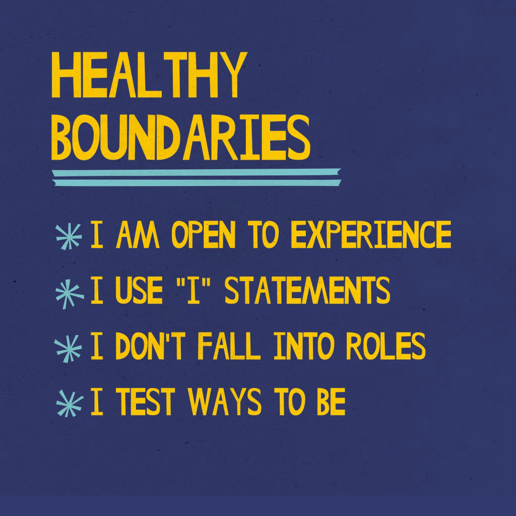 Healthy boundaries